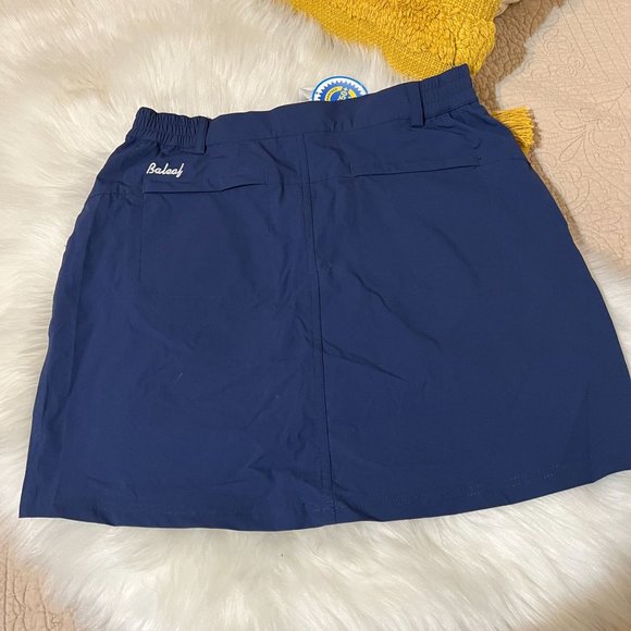 Baleaf Womens  SKIRT WITH SHORTS Skorts Navy Blue, size M ,new with tag - Picture 3 of 9